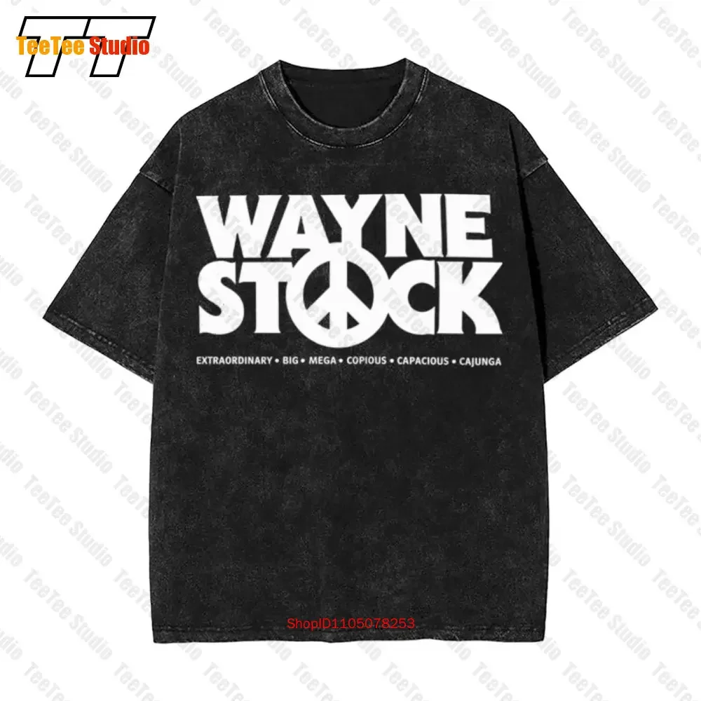 Wayne'S World 2 Wayne Stock Rock Festival Vintage Oversized T-Shirt 3NF3