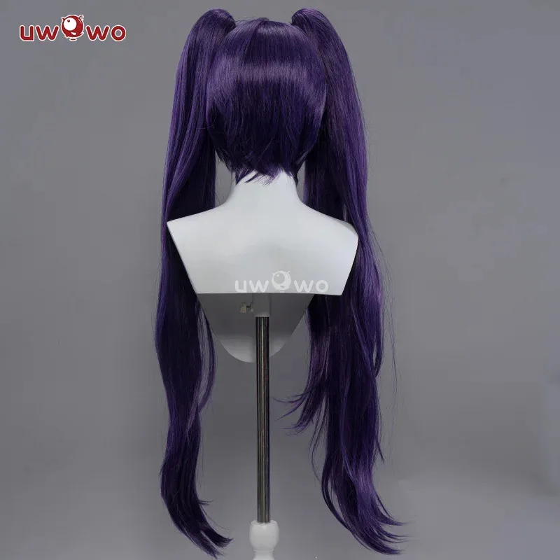 

CyUWOWO Princesss Cosplay Wig Season 3 Musaa Long Purple Hair Halloween Cosplay Wig