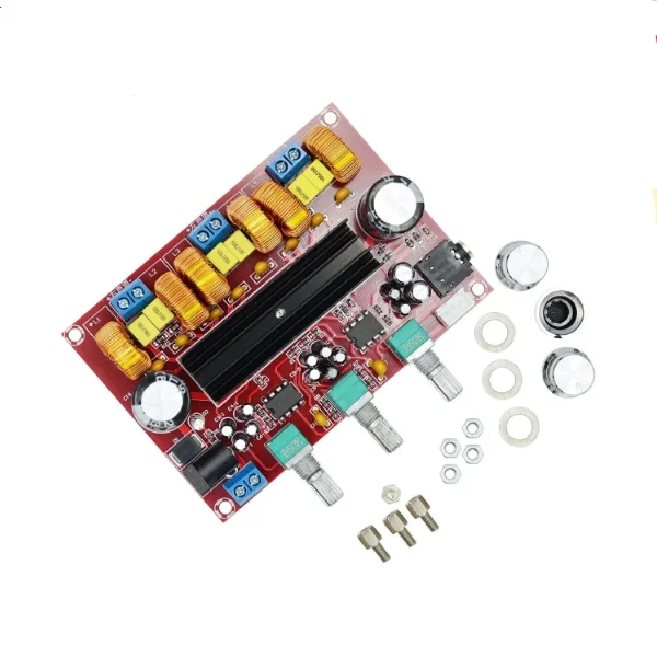 XH-M139 stary kanaล 2.1 wzmacniacz cyfrowy moduล tablicy 12V-24V szerokie napiฤcie TPA3116D2 2*50W + 100W