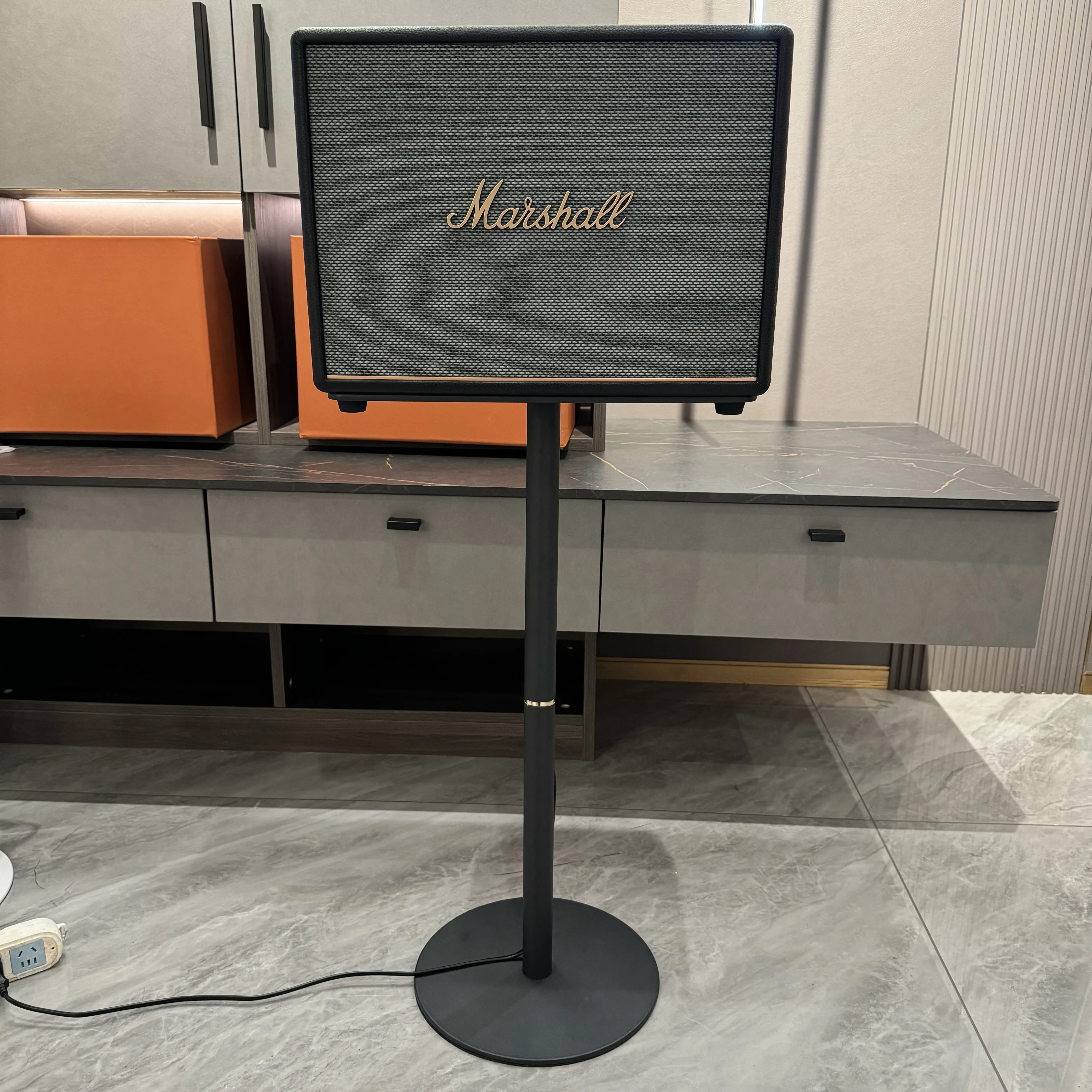 مناسبة لقوس مكبر الصوت الخشبي المعدني من Marshall Base acton/stanmore/woburn