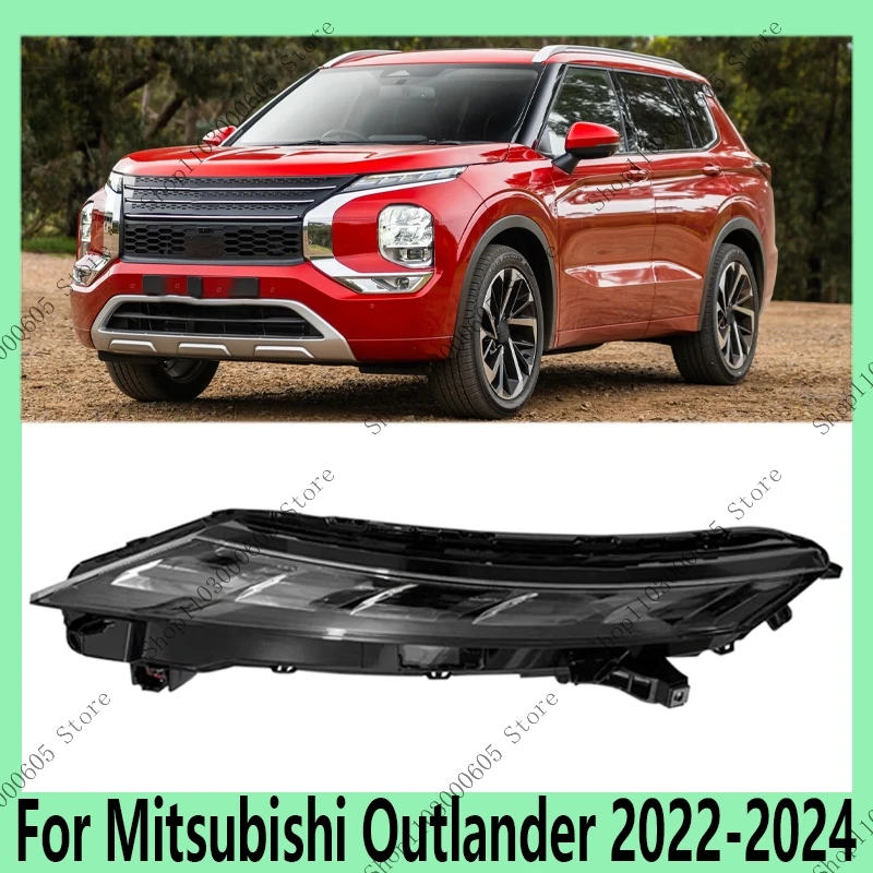 

For Mitsubishi Outlander 2022 2023 2024 Auto Parts Front Bumper LED Daytime Running Light Headlight Turn Signal Stop Signal