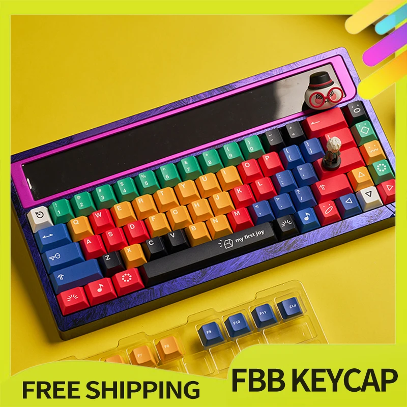 

Fbb Mechanical Keyboard Keycap My First Joy Original Cherry 152key Children Day Hot Sublimation Pbt Keycap Accessories For Gifts