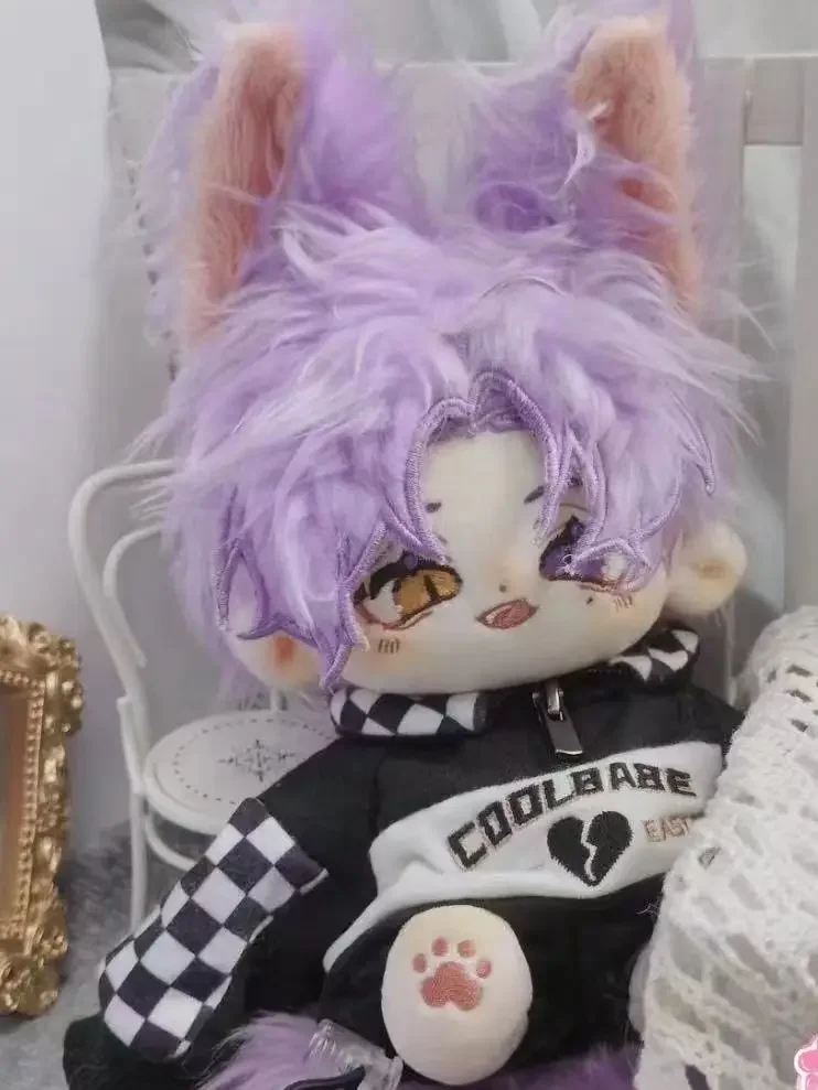 Juego de peluche NU:Carnival JiuNotte, cuerpo de muñeco de peluche con esqueleto, juguete de dibujos animados para niños, regalos, adorno