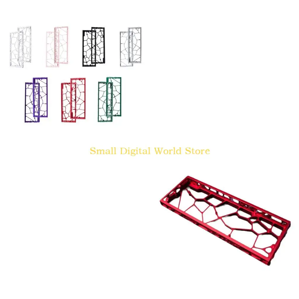 77UB Metal Aluminum Keyboard Frame for GH60 Layout Modern Design Multiple Color Options Efficient Cooling Simple Setup