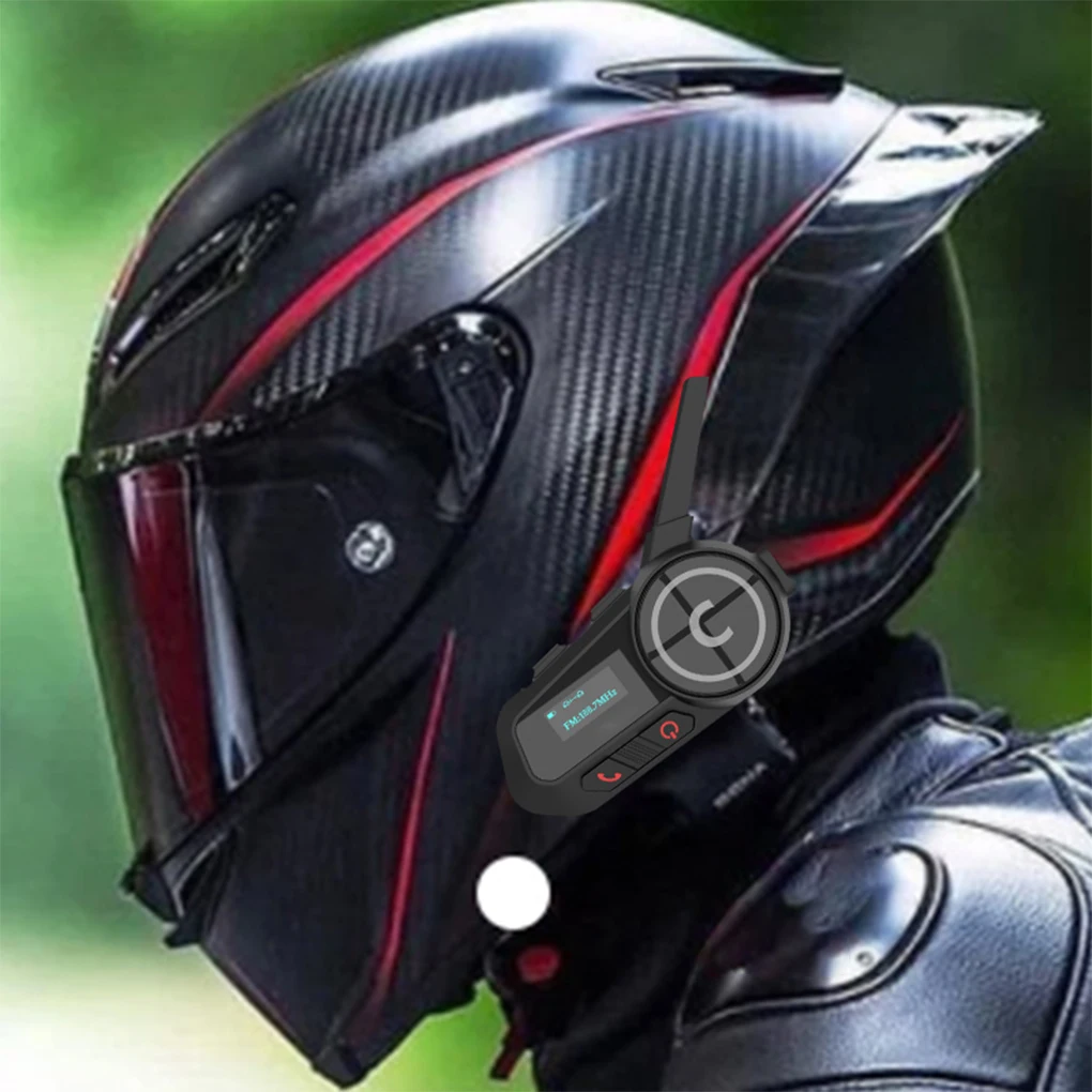 Motorcycle Bluetooth Headset 5.1BT Motorcycle -lmet Headphones Hel-met Headphones Durable Easy view 3