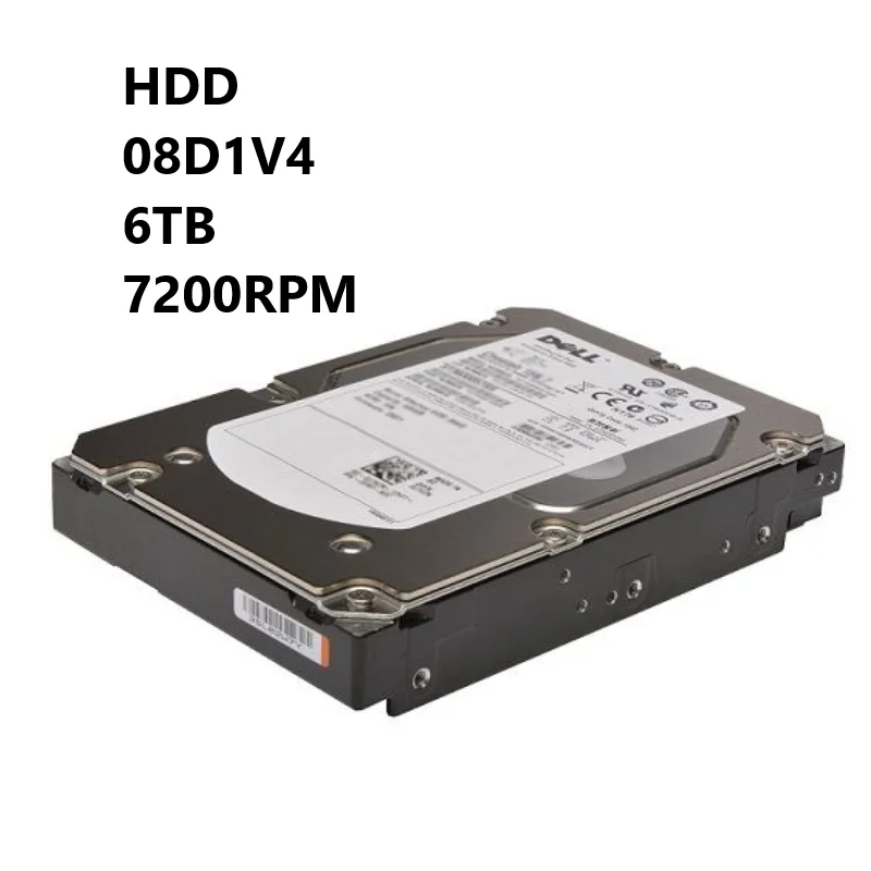 

NEW HDD 08D1V4 6TB 7200RPM SAS-12Gbps Hot-Plug 3.5inch NearLine Hard Drive for De+ll PowerEdge Server & PowerVault Storage Array