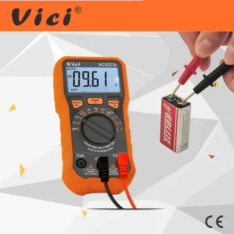 VICI VC837 6000 Counting Digital Multimeter VC837A True Effective Value NCV High Quality High Accuracy Portable  Analog Strip