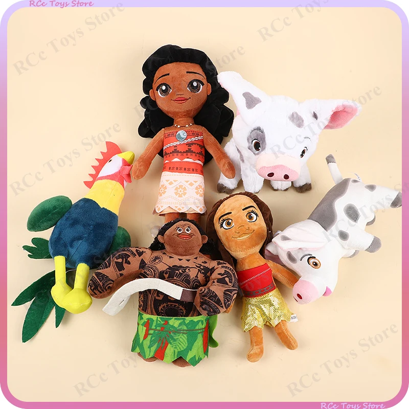 Moana 2 Moana Plush Maui Moana Toy Pet Pig Cute Animal Pua Sitting Piggy Birthday Gift Moana Dolls Toys Children'S Gifts Kids