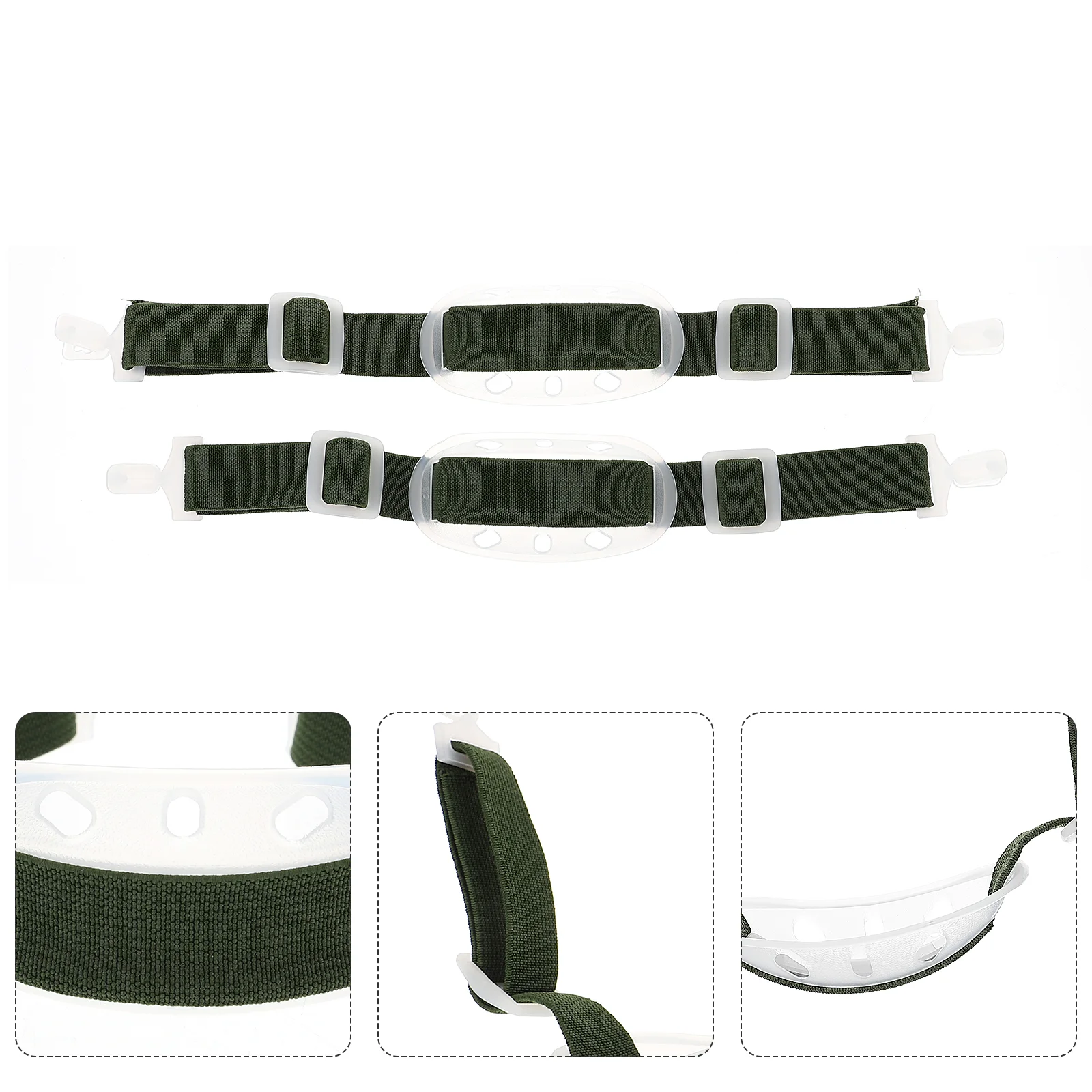 

2 Pcs Accessories Hard Hat Chin Strap Chinstrap Safety Hardhats Elastic Replacement Belt