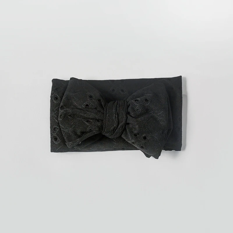 ที่คาดผมไนลอนแบบนุ่มสำหรับเด็กทารกเครื่องประดับผมโบว์ยางยืดรัดผมสำหรับเด็กทารกหญิงแรกเกิดเด็กทารกเด็กวัยหัดเดิน