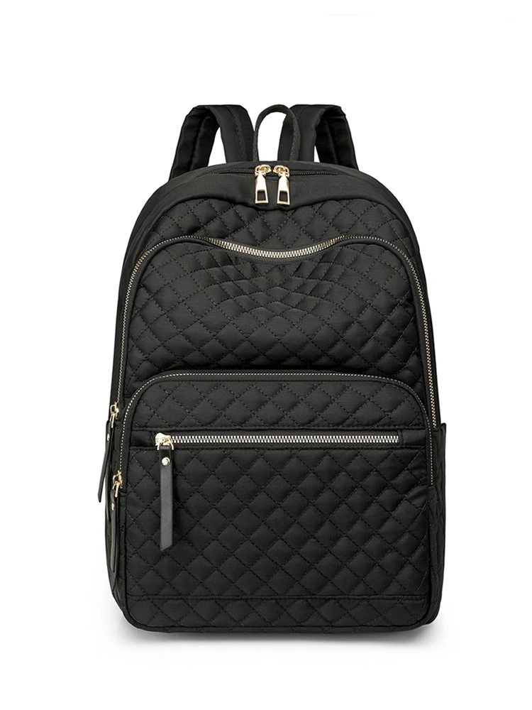 

Новый женский дорожный рюкзак для ноутбука 2025 года, большая вместимость, на два плеча, повседневный, из мягкого полиэстера, с внутренними отделениями