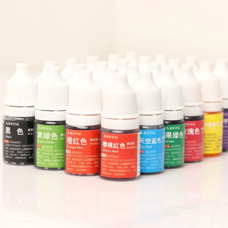 5ml Soap Dye Pigments Para Resina Epoxi Colorant Toolkit Materials HandMade Soap Base Colour Liquid Pigment 16 Colors