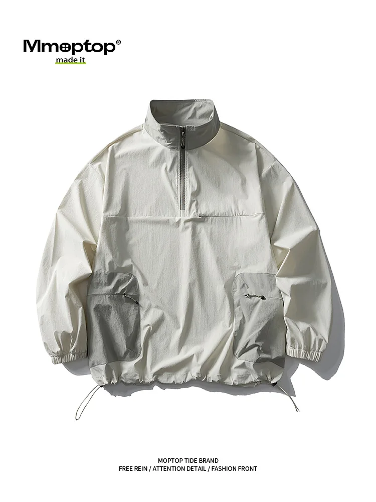 MMOPTOP Camiseta de Manga Longa Casual para Esportes ao Ar Livre de Outono, Estilo Unissex, Versátil e Confortável