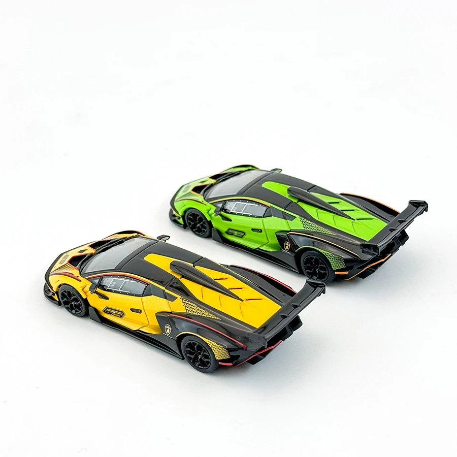 HH 1:64 Scale Diecast Alloy Lamborghini SCV12 Supercar Toys Cars Model Classics Nostalgia Adult Gifts Souvenir Static Display