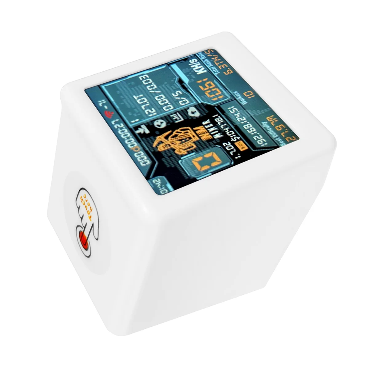 2025+NM TV NMMiner تلفزيون ذكي 1060KH/S Hashrate Nerdminer V2 ESP32 BTC منفرد اليانصيب مينر وهدية ذكية ساعة سطح المكتب المنزلية باللون الأبيض #3