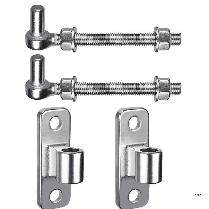 

Steel Bolts Door Hinge easy installs Gate Hinges Adjustable bolts Hinges Heavy Duty Door Hinges for Various door & Gates