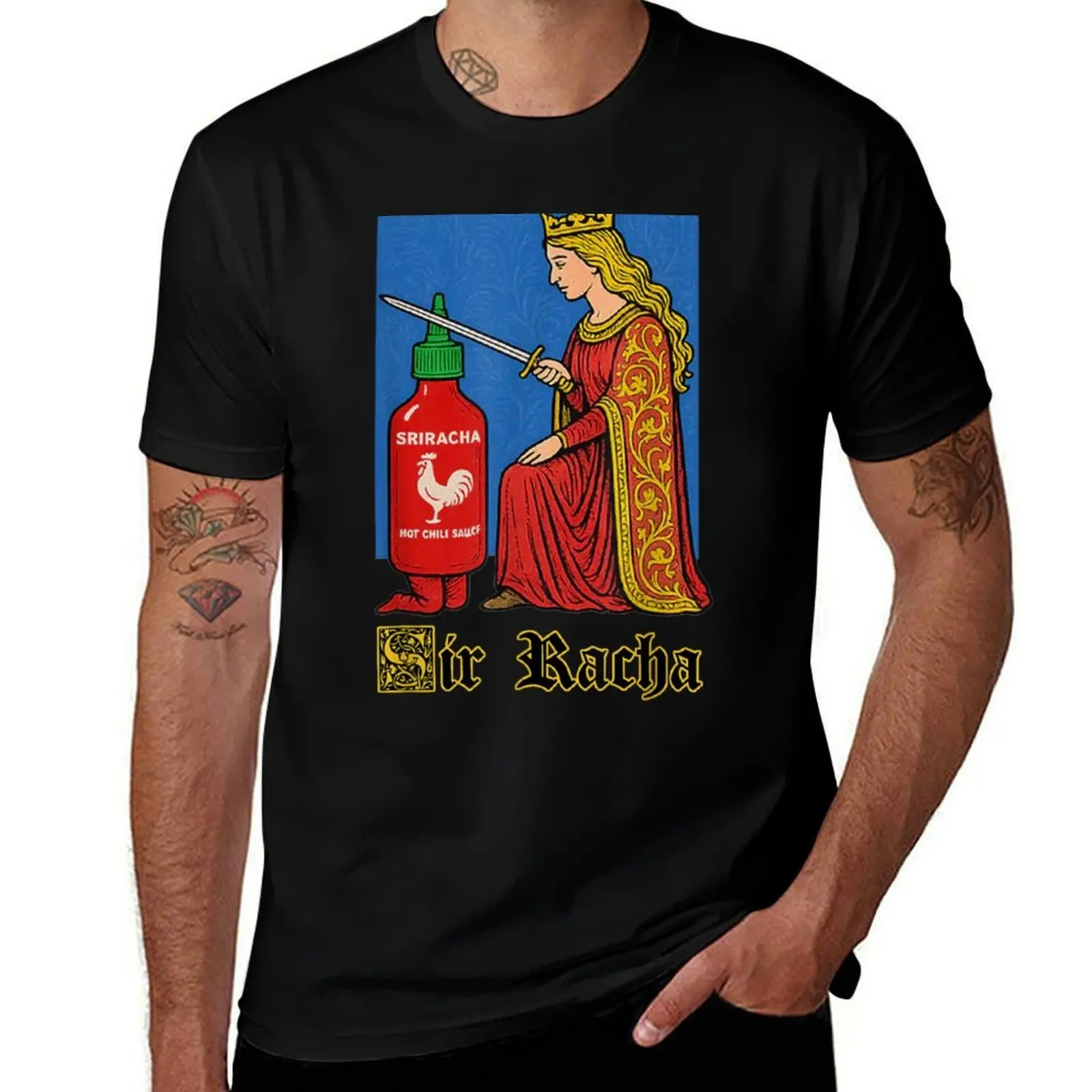 

Sir Racha T-Shirt man t shirt graphic essential t shirt man tshirt T-Shirt