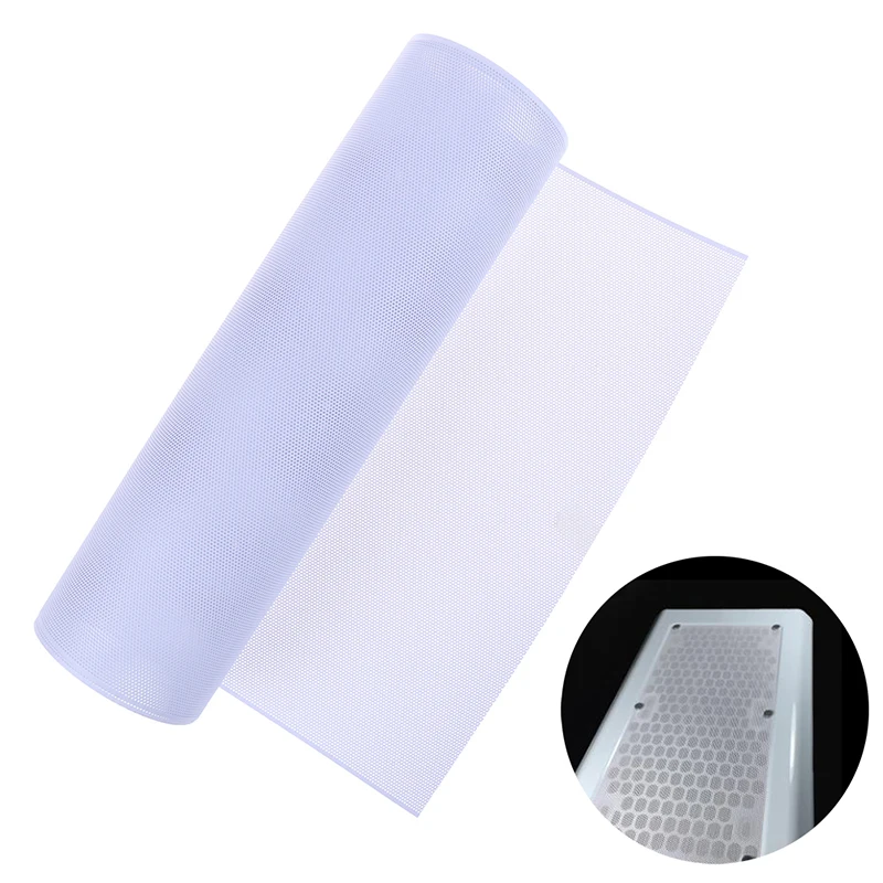 Computer Mesh Case Fan Cooler PVC Dust Filter Case Dustproof Cover Chassis Dust Net Magnetic Strip 30 * 100cm