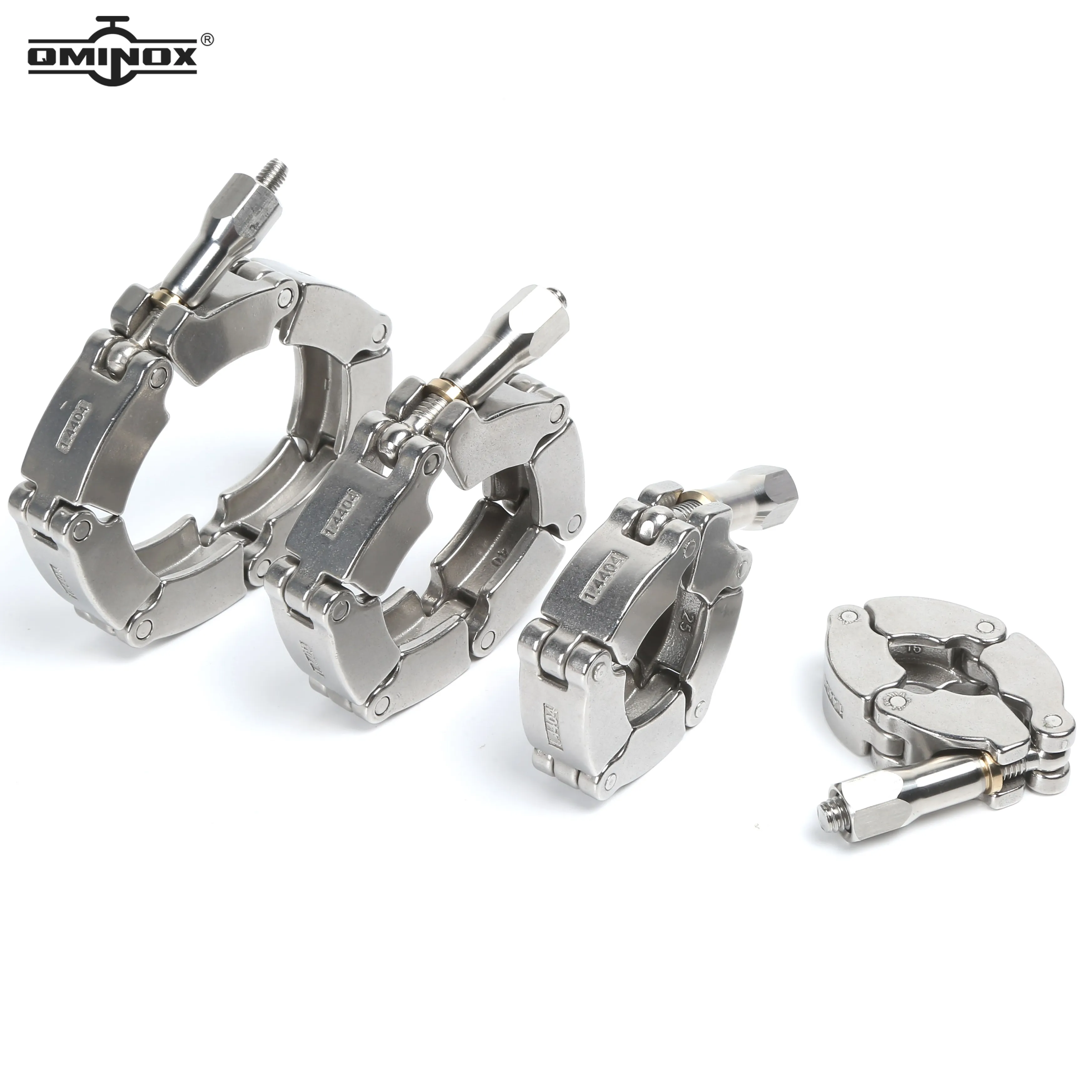 Hot Sale Sstainless Steel SS316L KF Chain Clamp NW Falnges Chain Clamps NW16 NW25 NW40 NW50 Heavy Clamp flanges flanges