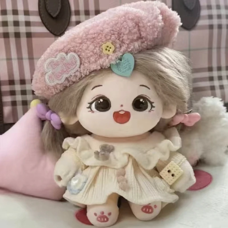 Tu compañero de juego personal de moda de 20 cm: esta muñeca de algodón lista para un aspecto nuevo diario. Un adorable regalo coleccionable al tesoro.