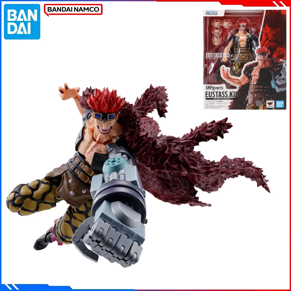 

Genuine Bandai Original One Piece Figure Model Kits SHF Anime Eustass.Kid The Raid on Onigashima Action Model Toy Christmas Gift