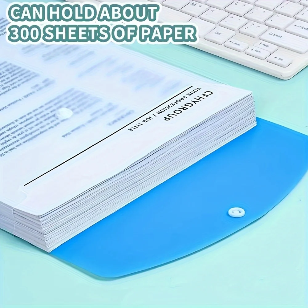 12pcs A4 Binder Folders - 11-Hole Expandable Plastic Envelopes with Record Labels, 6 Colors for Office/School/Home Organization