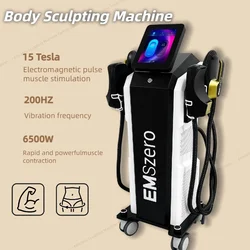 Professional EMSzero EMS Body Sculpt Machine Muscle Stimulator Fat Burning Shaping 5 Handles With Pelvic Floor Cushion