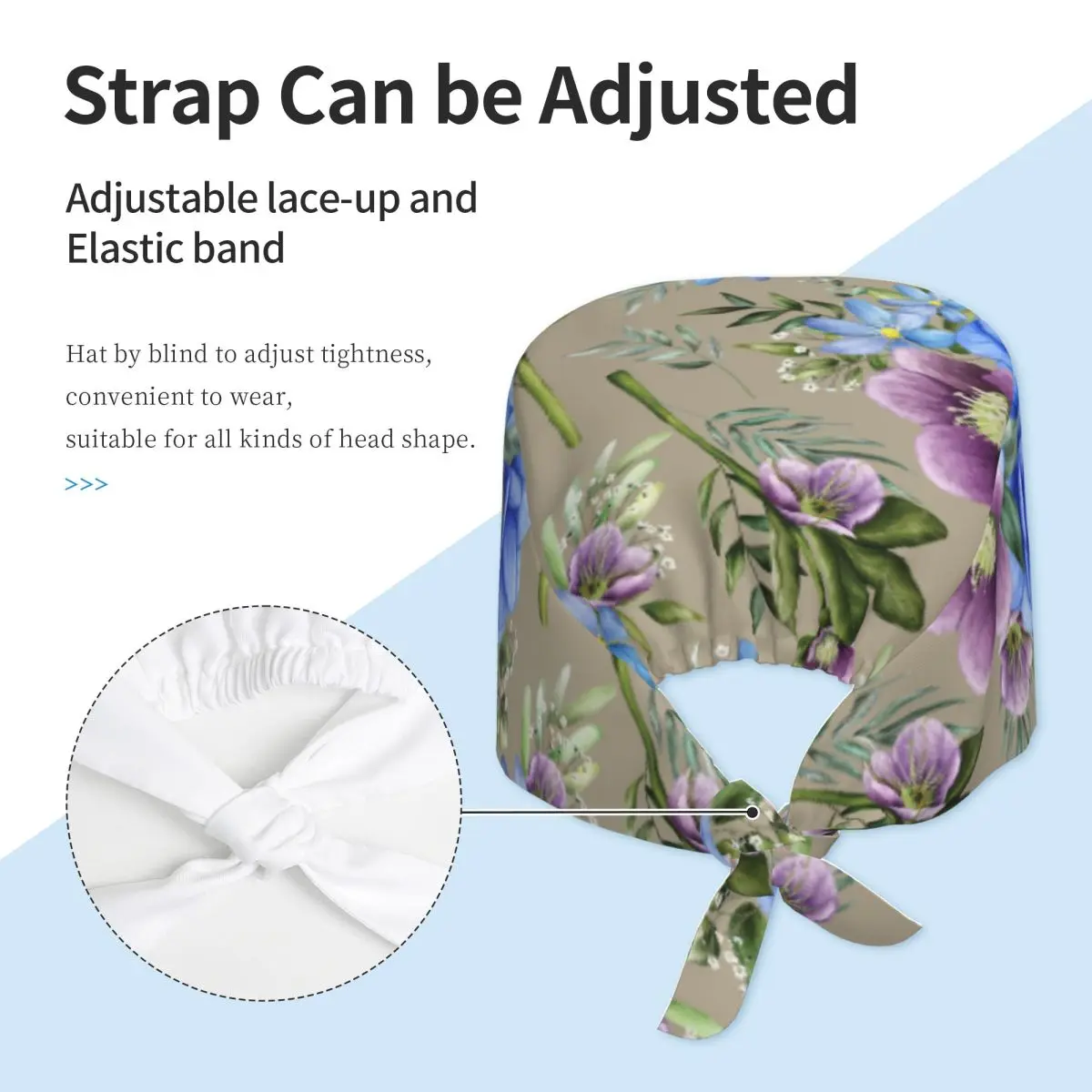 Chapeau de proporpour animaux de compagnie, bonnet de soins dentaires, bonnets de gIslande, médecin, pédiatrie, hôpital, fleur