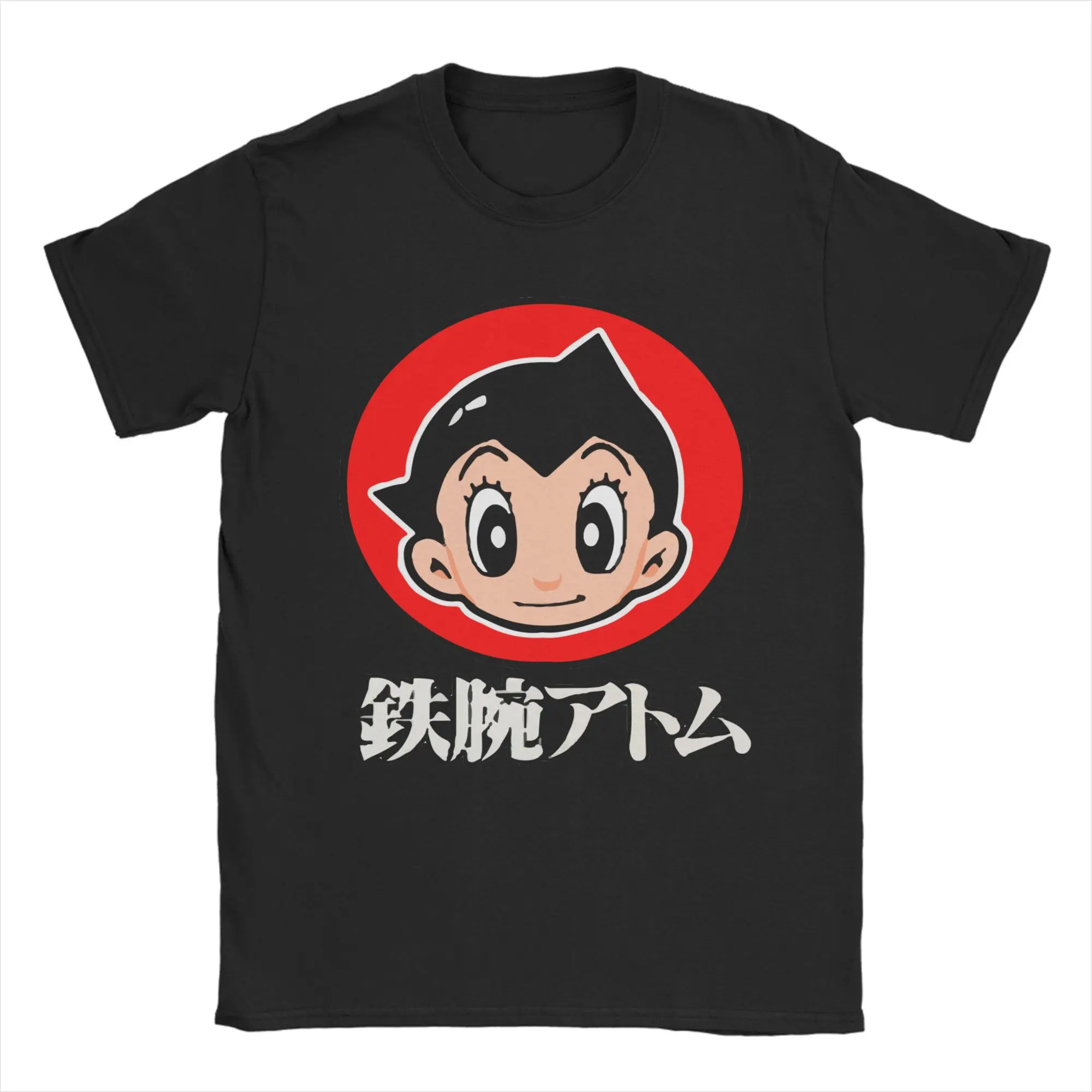 Funny Astroboy Manga Anime Tshirt Unisex O-neck Short Sleeve Tops Mighty Atom Astro Boy 100%Cotton Summer Clothing