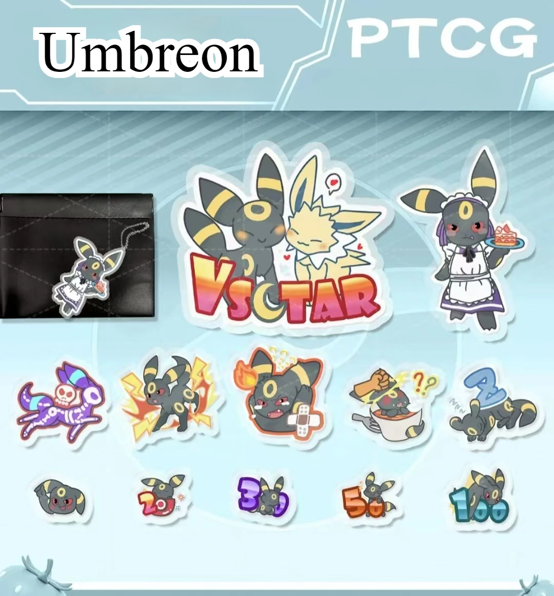 PTCG Pokemon mecz punktowy licznik uszkodzeń wskaźnik uszkodzeń Umbreon używana tablica Vstar Borad gra fabularna prezent zabawka fala 56