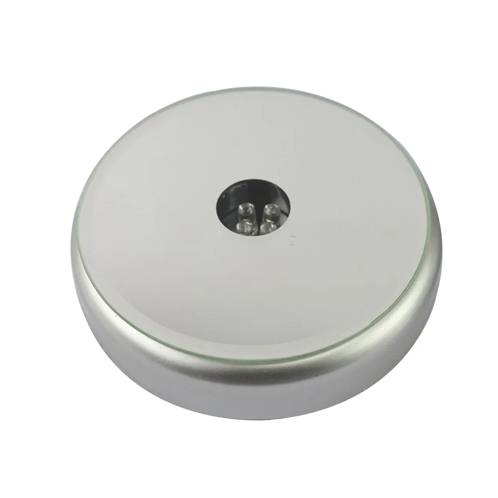 

2Pcs Colorful Lighting Base Crystal Home nament Decoration Table Decor Party Night Light LED Base for Dining Room