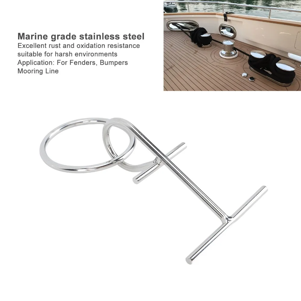 

Портативный крепежный кольцевой зажим из нержавеющей стали 304, серебристый, с O-образным кольцом, для причалов и отбойников