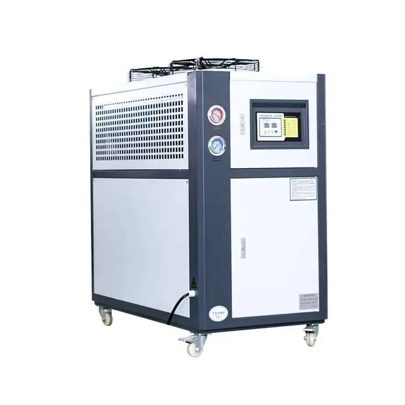 Pendingin Industri Cetakan Siklus Air, Freezer Ekstrusi Elektroplating, Botol Tiup Cetakan Injeksi 5HP Pendingin Berpendingin Udara