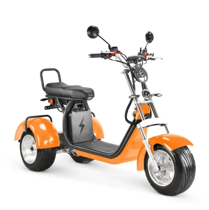 Hot Sale Us Eu Warehouse Dual Motor 4000W Fat Tire Tricycle Electric City Coco Three Wheel Motorcycle Electric Citycoco Scooter