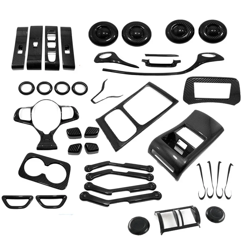 

LHD RHD For BYD YUAN PLUS ATTO 3 2022 2023 ABS CarbonFiber Interior accessories Center Control window swtich Gear Shift Panel
