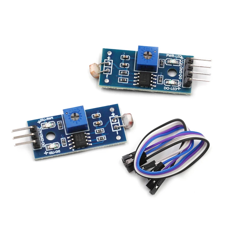 LM393 3pin 4pin Optical Sensitive Resistance Light Detection Photosensitive Sensor Module