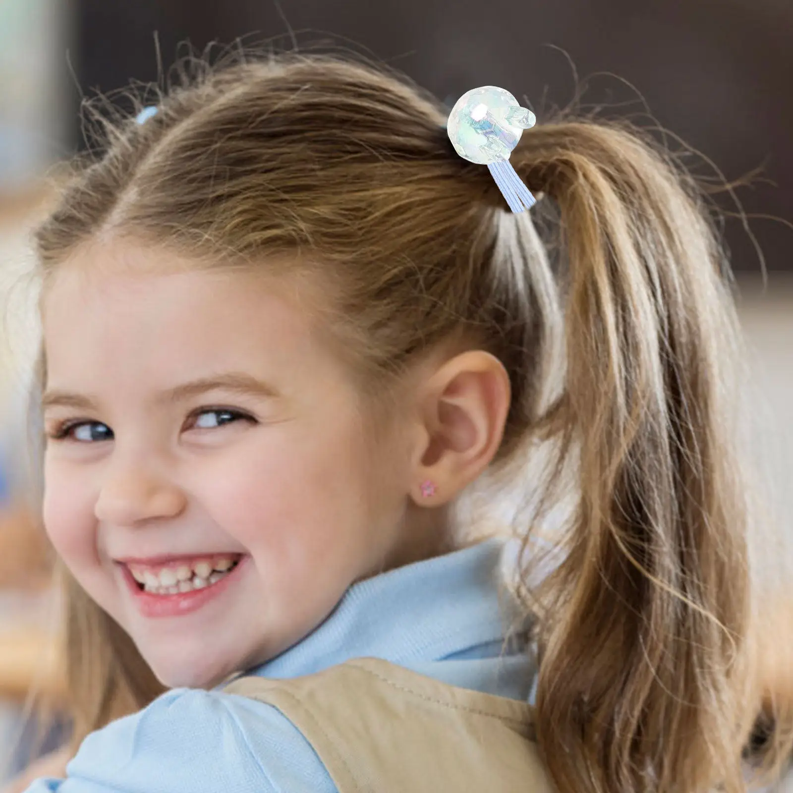 

10 шт. резинок для волос для девочек в мультяшном стиле, эластичные резинки для волос, держатели для хвостиков на вечеринку/день рождения, декоративные скранчи