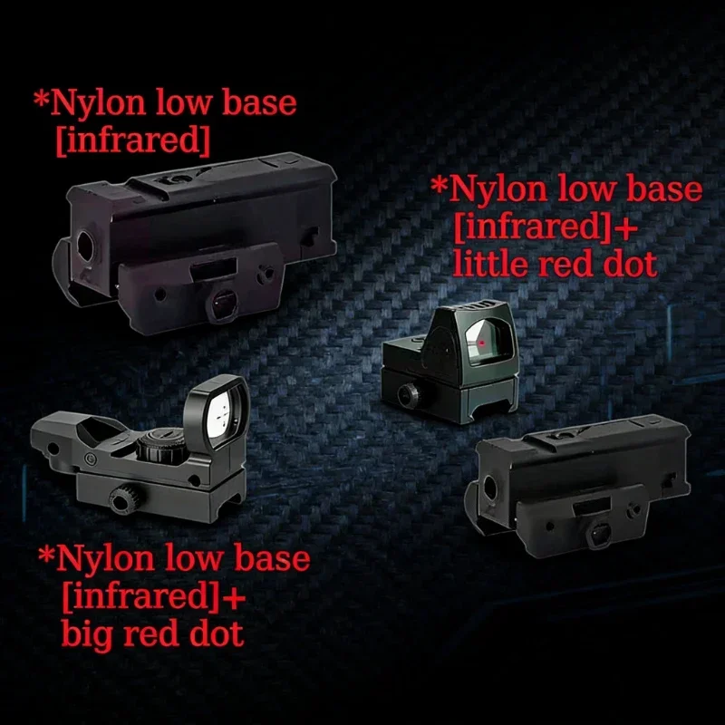 

Line-mounted Infrared Red Dot Laser Sight Nylon Material 20mm Extendable Rail for Airsoft Wargame Hunting Outdoor Activity