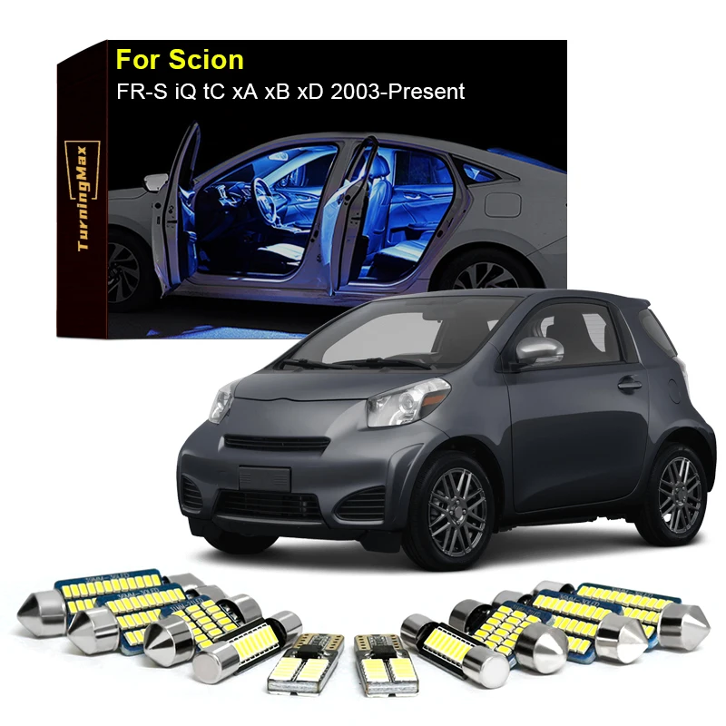 

Canbus LED Interior Light Kit For Scion FR-S iQ tC xA xB xD 2003-Now Map Trunk Dome Reading Lights Indoor Lamps Car Accessories