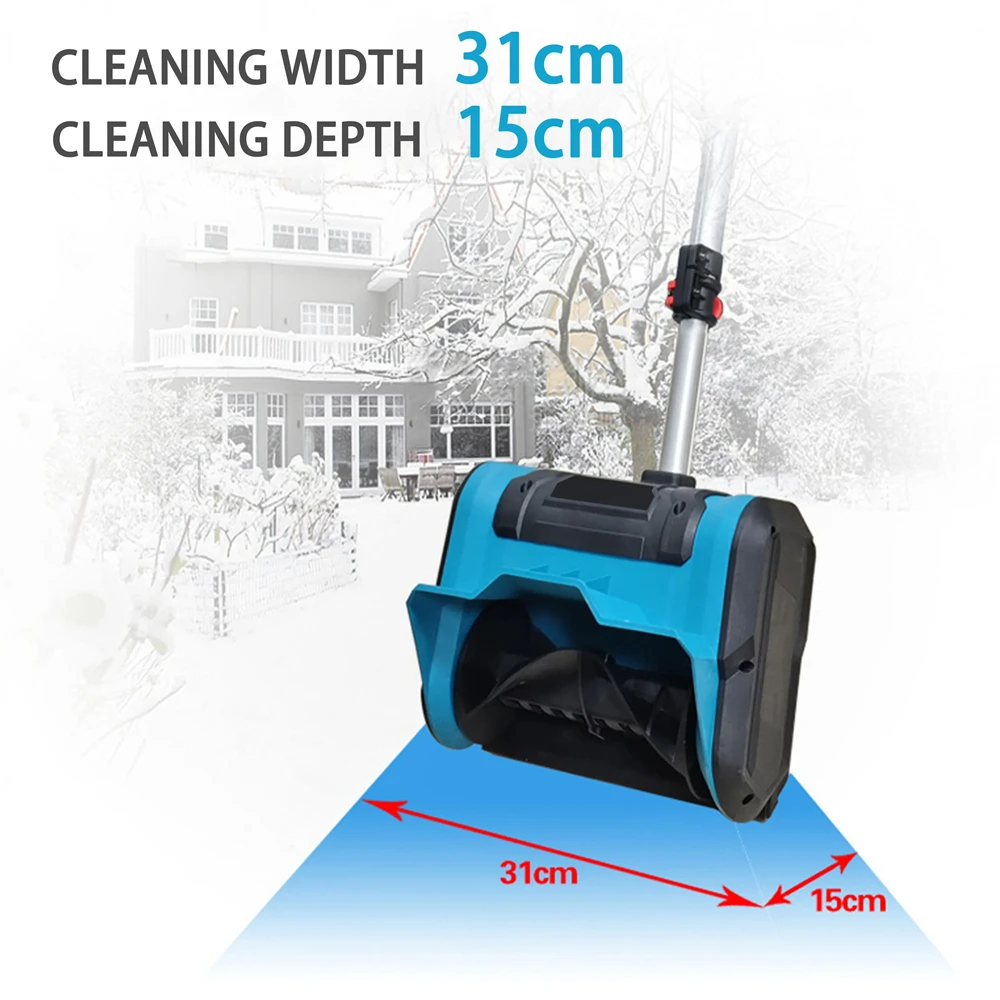 New Winter Cordless Electric Snowplow Lithium Electric Snow Sweeper Cordless Snow Shovel courtyard Street For Makita Battery