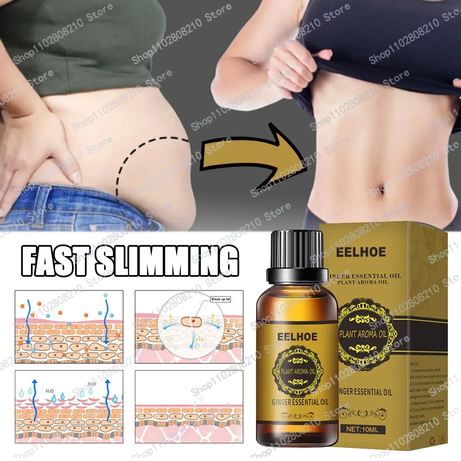 

Powerful Belly Slimming Product For Fast Full Body Sculpting Thigh Slimming Firming Fat Burning Body Care927