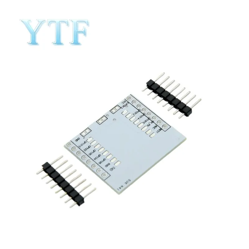 Módulo wifi serial Esp8266, placa adaptadora, esp-07, esp-12f, esp-12e, placa sem fio para arduino, 10pcs