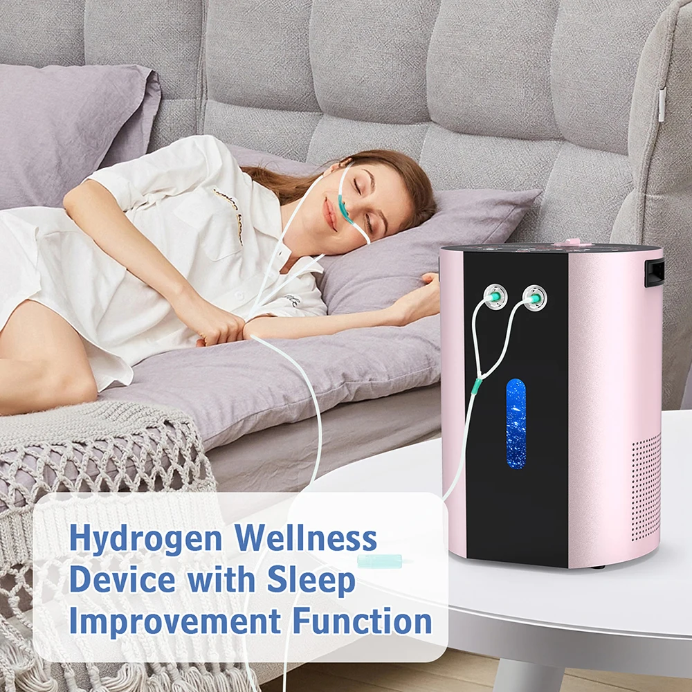 Generatore di idrogeno-ossigeno Suyzeko 900ML Macchina di idrogeno ad elevata purezza Dispositivo di terapia del gas H2 ecologico Dispositivo di bellezza per la salute