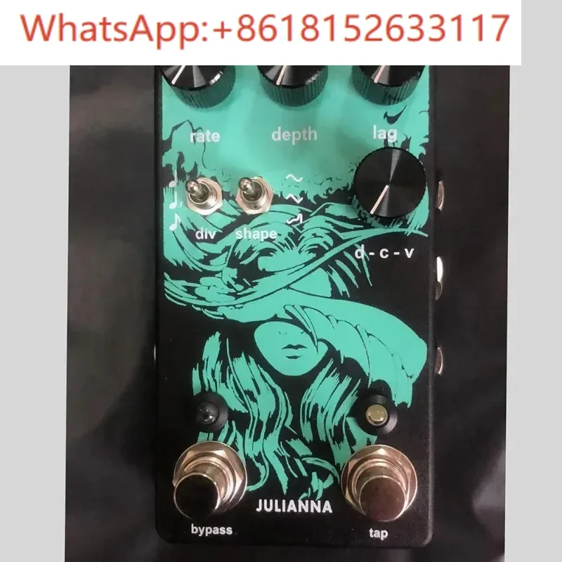 2023 nueva versión LY-ROCK estéreo Chorus efectos de guitarra Pedal Audio Deluxe Chorus efector 9V 100mA 1 ud.