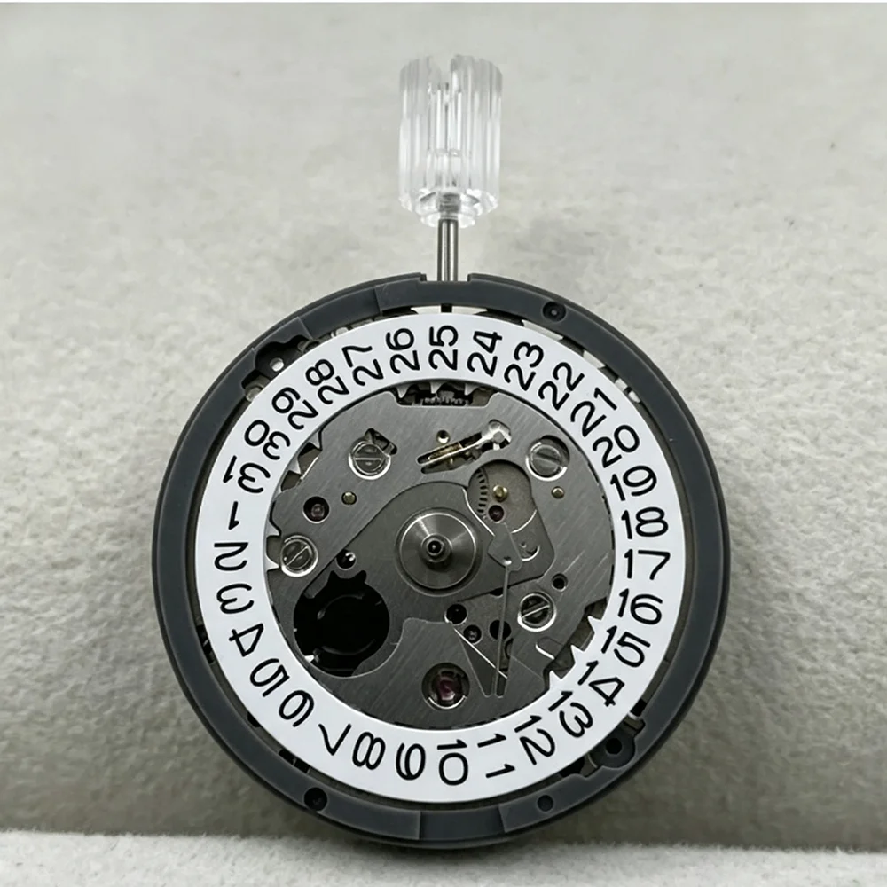 High Precision NH35 Automatic Mechanical Movement 24 Jewels Mod Watch Replacement 3 O'clock Calendar