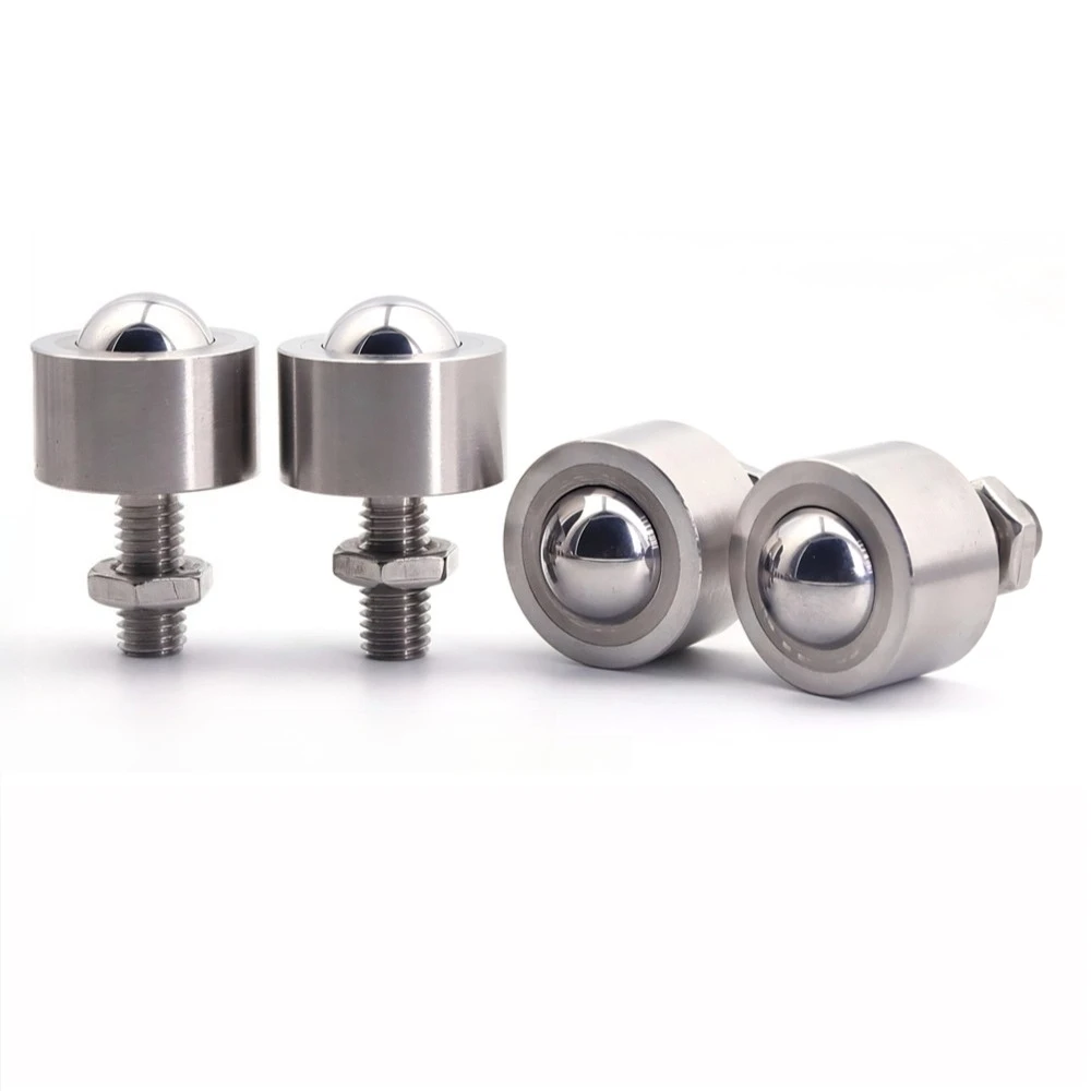 BCHN Universal Ball Transfer Unit Stainless Steel Omni-directional Fixed Roller Nut BCHN12 16 19 25 31 Conveying Equipment Parts