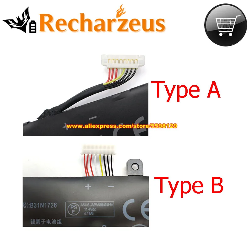 Original 11,4 V 4210mAh 48Wh Batterie B31N1726 B31N1726-1 Akku Laptop Akku Für Asus TUF FX504GD FX504GE G531GT TUF554GM
