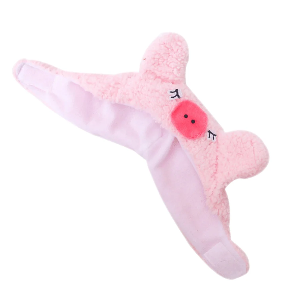 

Pet Hat Pig Style Breathable Soft Cotton Costume Cap Lightweight Headwear for Pet Birthday Party Cat Hat Halloween Dog Cap