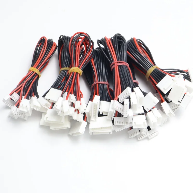 10pcs/lot Jst-xh 1s 2s 3s 4s 5s 6s 20cm 22awg Lipo Balance Wire Extension Charged Cable Lead Cord For Rc Lipo Battery Charger