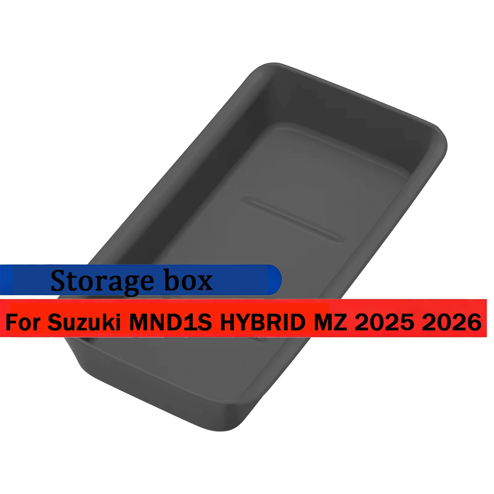 Center Console Lower Storage Box Silicone Organizer Car Interior Accessories Tidying For Suzuki MND1S HYBRID MZ 2025 2026